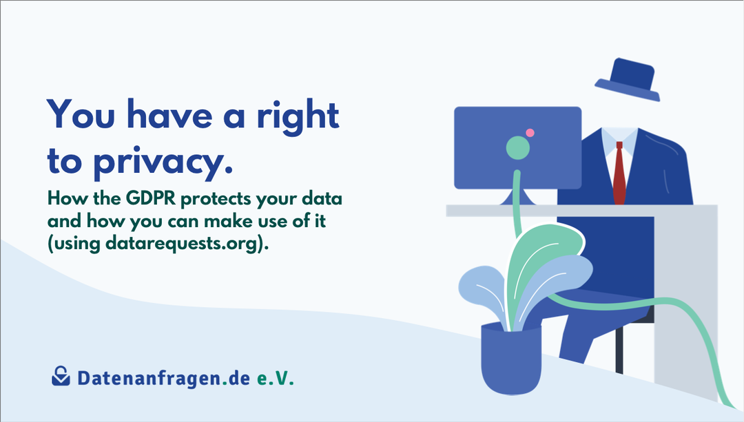 Folie aus dem Vortrag zum Thema datenanfragen.de